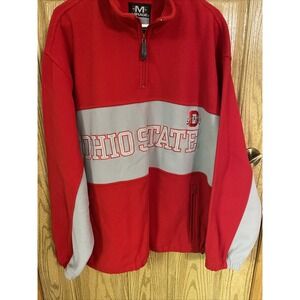 Vintage Mirage NCAA Ohio State 1/4 Fleece Sweatshirt